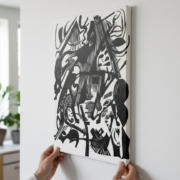 Tablou Canvas - Birth of the Wolves