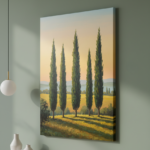 Tablou Canvas - Cypress landscape