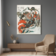 Tablou Canvas - Hokusai's Japanese Woman