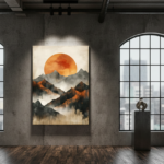 Tablou Canvas - Orange Sun