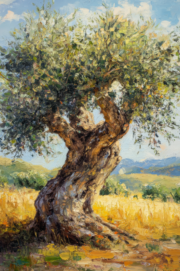 Tablou Canvas - The Ancient Olive Tree - imagine 2