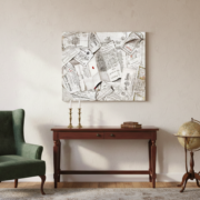 Tablou Canvas - Trompe l'oeil